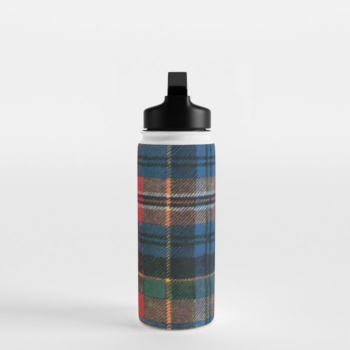 Bold Macpherson Tartan Pattern Water Bottle Gallery Image 3