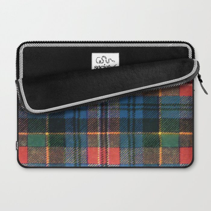Bold Macpherson Tartan Pattern Laptop Sleeve Gallery Image 2