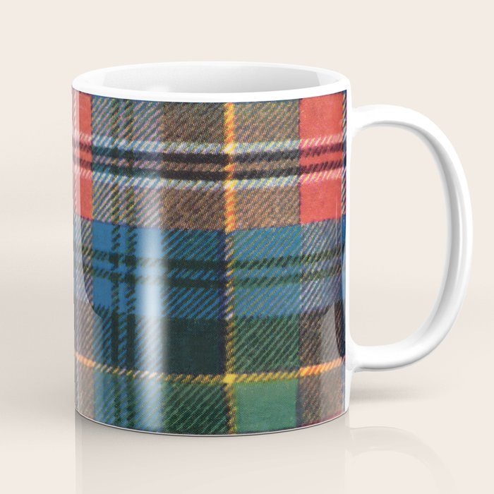 Bold Macpherson Tartan Pattern Coffee Mug Gallery Image 1