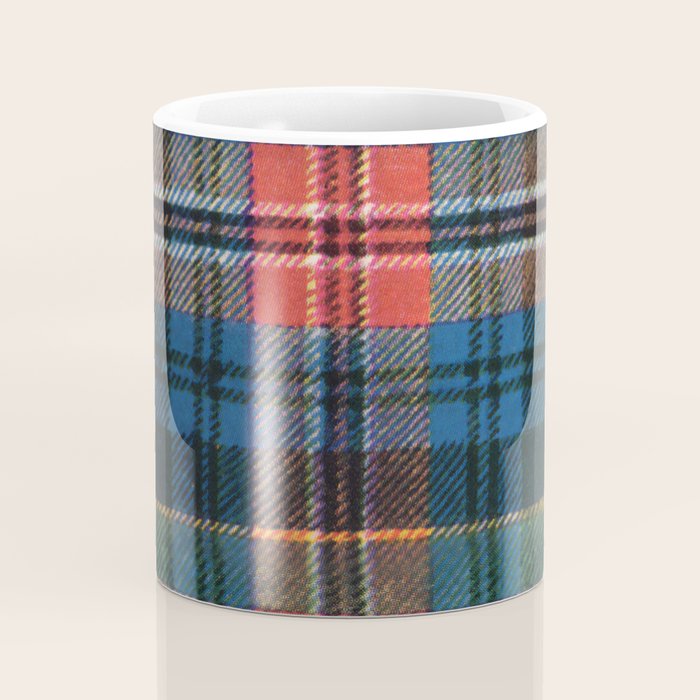 Bold Macpherson Tartan Pattern Coffee Mug Gallery Image 4