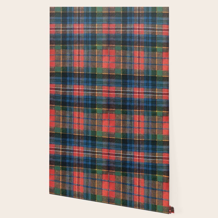 Bold Macpherson Tartan Pattern Wallpaper Gallery Image 2