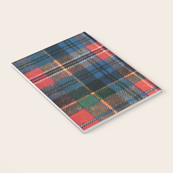 Bold Macpherson Tartan Pattern Notebook Gallery Image 3