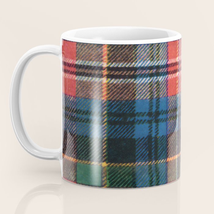 Bold Macpherson Tartan Pattern Coffee Mug Gallery Image 3