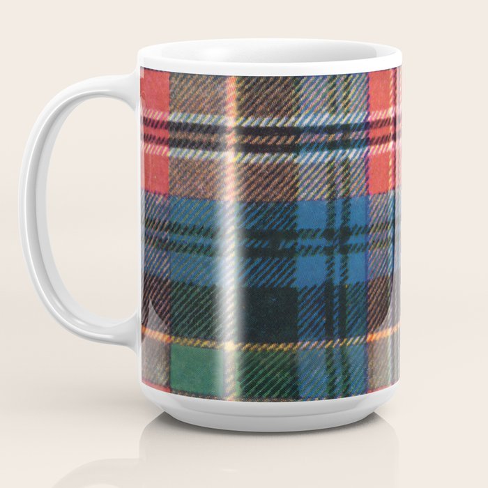 Bold Macpherson Tartan Pattern Coffee Mug Gallery Image 3