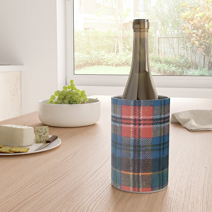 Bold Macpherson Tartan Pattern Wine Chiller Gallery Image 4