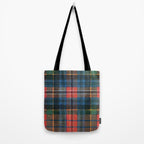 Bold Macpherson Tartan Pattern Tote Bag Gallery Image 2