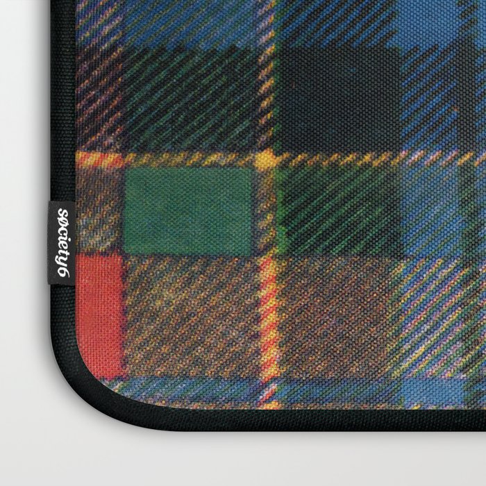 Bold Macpherson Tartan Pattern Laptop Sleeve Gallery Image 3