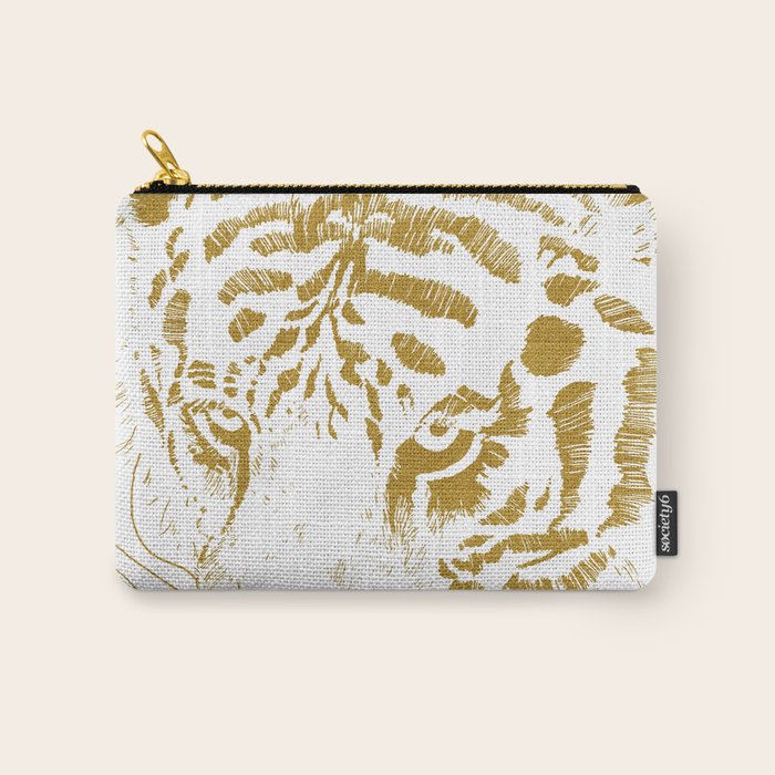 Golden tiger Carry All Pouch Gallery Image 1