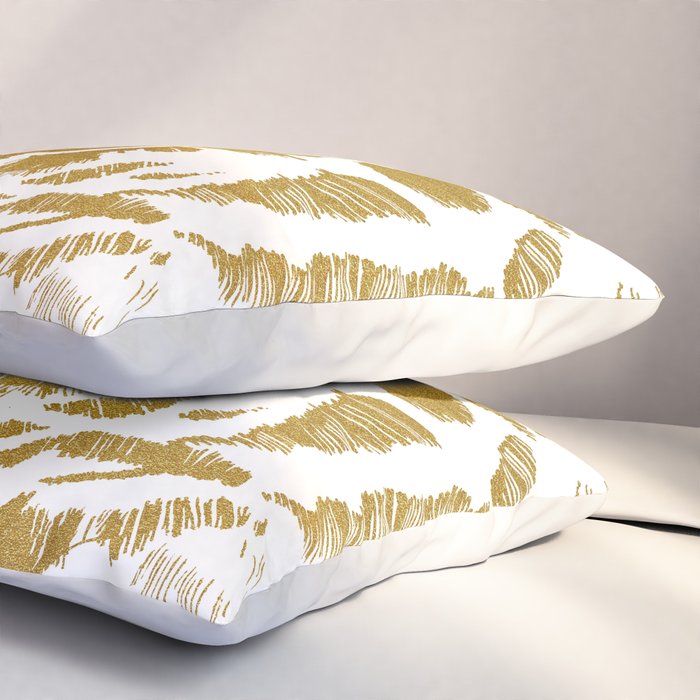 Golden tiger Pillow Sham Gallery Image 3