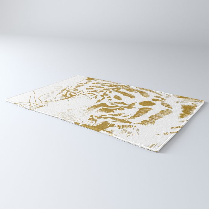 Golden tiger Rug Gallery Image 3