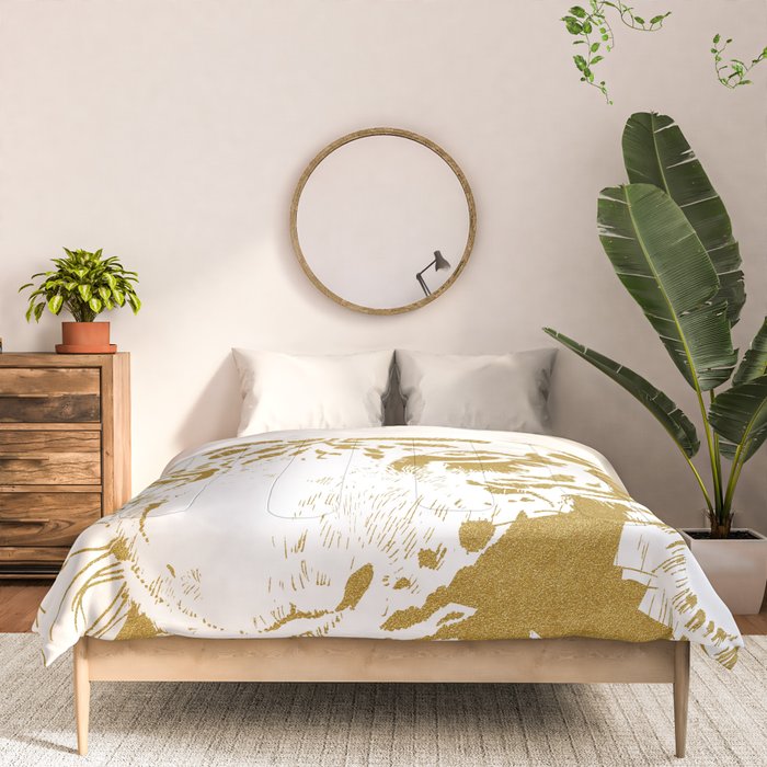 Golden tiger Comforter Gallery Image 3