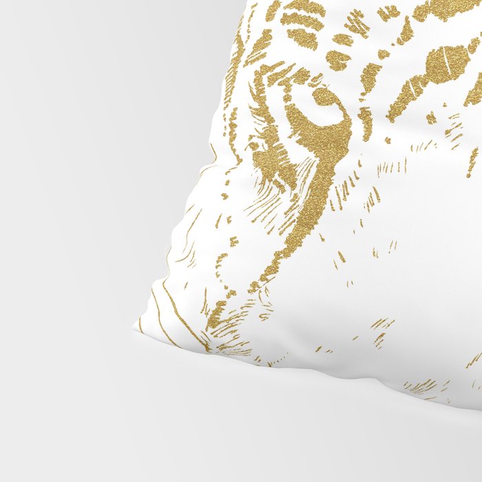 Golden tiger Pillow Sham Gallery Image 4