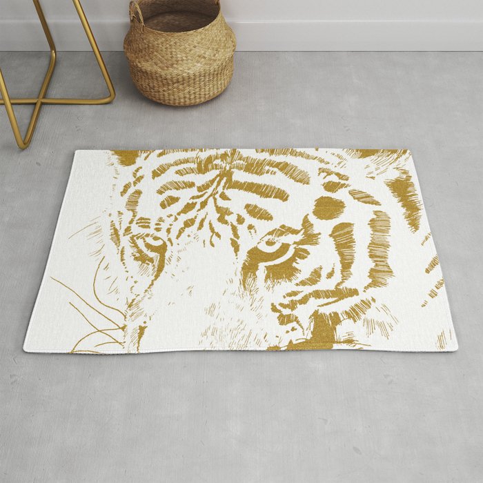 Golden tiger Rug Gallery Image 1