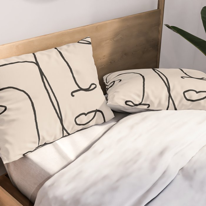 I look over at you Pillow Sham Gallery Image 2