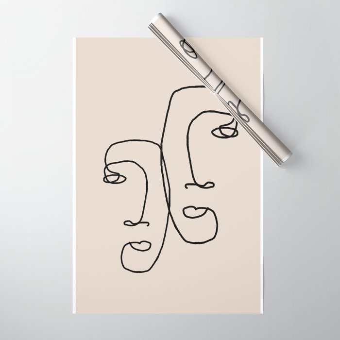 I look over at you Wrapping Paper Gallery Image 1