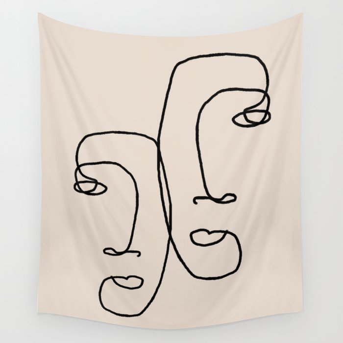 I look over at you Wall Tapestry Gallery Image 4