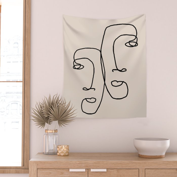 I look over at you Wall Tapestry Gallery Image 2