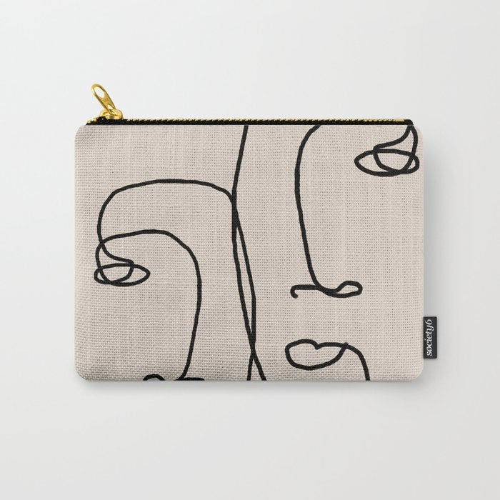 I look over at you Carry All Pouch Gallery Image 1
