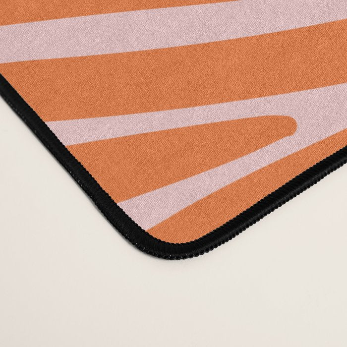 Pink and Orange Tiger and Cheetah Prints Desk Mat Gallery Image 4