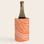 Pink and Orange Tiger and Cheetah Prints Wine Chiller Gallery Image 2