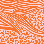 Pink and Orange Tiger and Cheetah Prints Coffee Mug Gallery Image 2