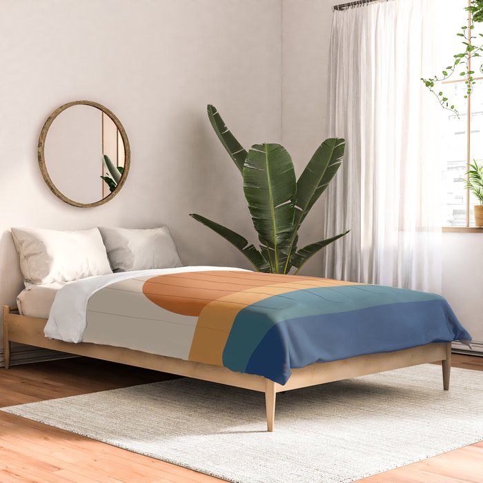70's Retro Sunset Comforter Gallery Image 2
