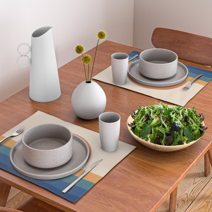 70's Retro Sunset Placemat Gallery Image 2