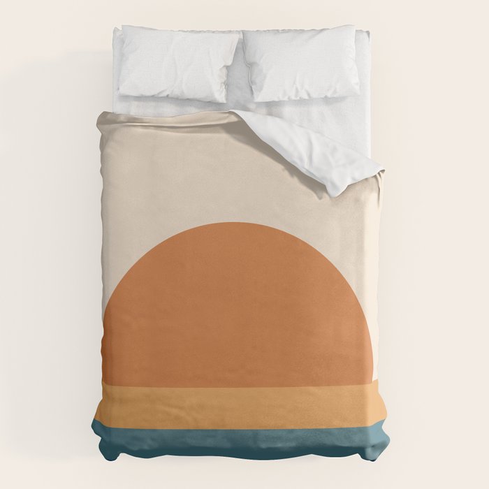 70's Retro Sunset Duvet Cover Gallery Image 6
