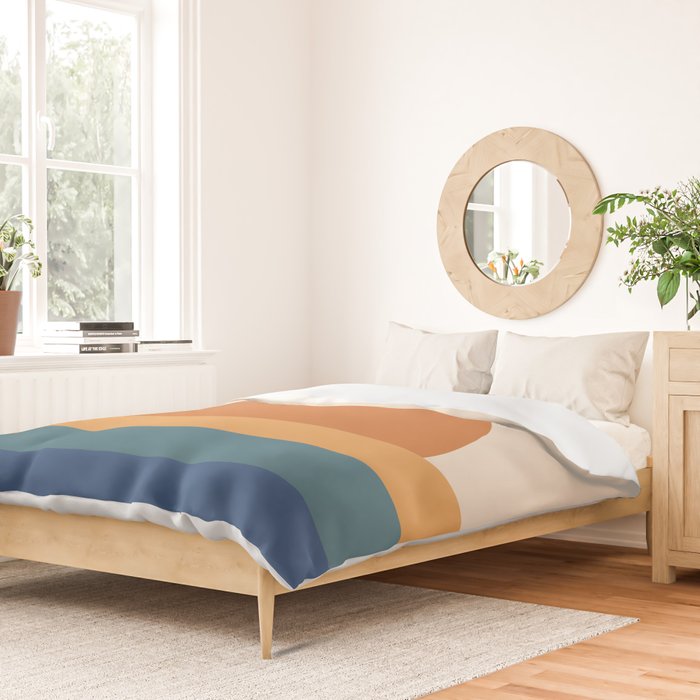 70's Retro Sunset Duvet Cover Gallery Image 2