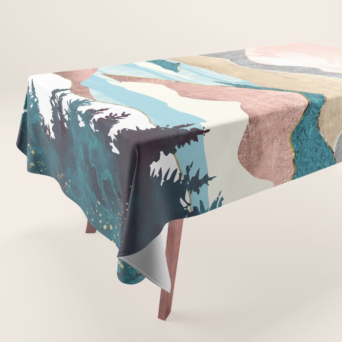 Lake Sunrise Tablecloth Gallery Image 1