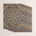 Ornamental Ethnic Bohemian Pattern V Sage Spice Wrapping Paper Gallery Image 3