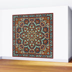 Ornamental Ethnic Bohemian Pattern V Sage Spice Wall Mural Gallery Image 2