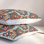Ornamental Ethnic Bohemian Pattern V Sage Spice Pillow Sham Gallery Image 3