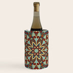 Ornamental Ethnic Bohemian Pattern V Sage Spice Wine Chiller Gallery Image 1