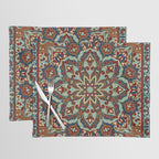 Ornamental Ethnic Bohemian Pattern V Sage Spice Placemat Gallery Image 1