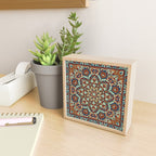 Ornamental Ethnic Bohemian Pattern V Sage Spice Mini Art Print Gallery Image 2