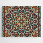 Ornamental Ethnic Bohemian Pattern V Sage Spice Jigsaw Puzzle Gallery Image 1