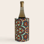 Ornamental Ethnic Bohemian Pattern V Sage Spice Wine Chiller Gallery Image 3