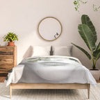 Woman With Flowers and Butterflies 3 Comforter Gallery Image 3
