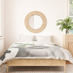 Woman With Flowers and Butterflies 3 Duvet Cover Gallery Image 3