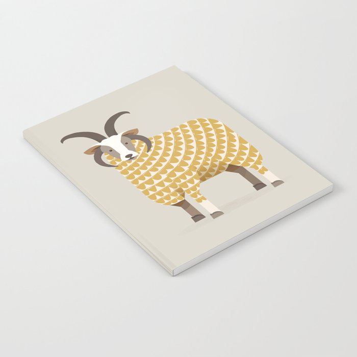 Whimsical Jacob Sheep Notebook Gallery Image 1