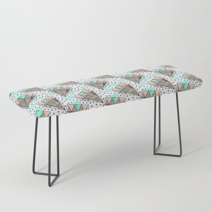 Colored diamonds and texture A Bench Gallery Image 1