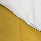 Retro Liquid Swirl Abstract Pattern Mustard Blue Green Beige Orange Comforter Gallery Image 4