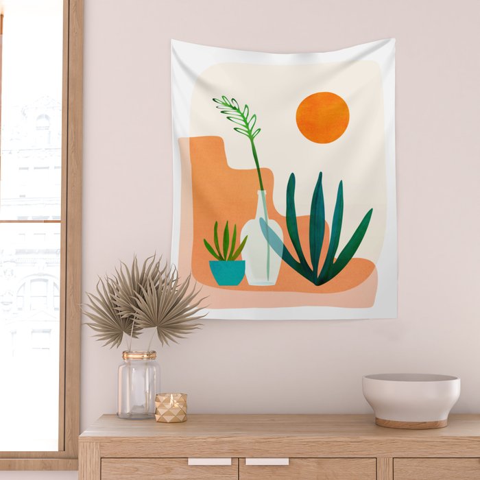 Southwest Home / Desert Landscape Series Wall Tapestry Gallery Image 2