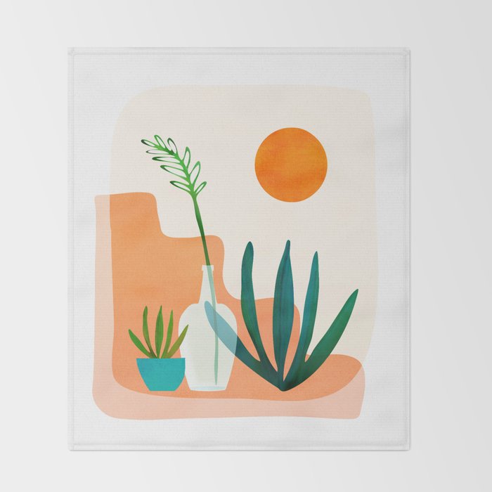 Southwest Home / Desert Landscape Series Throw Blanket Gallery Image 2