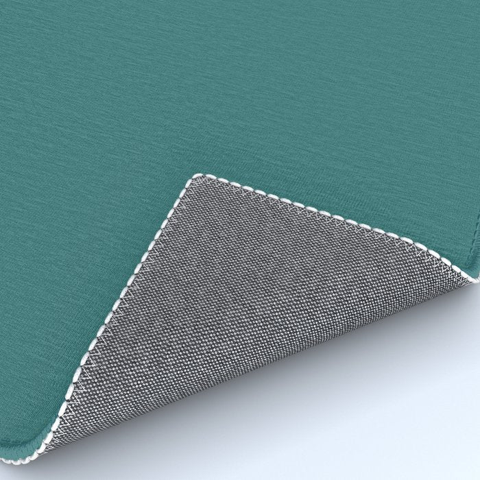 Deep Teal Solid Color Rug Gallery Image 4