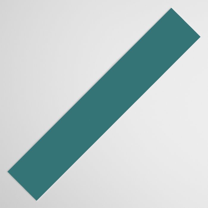 Deep Teal Solid Color Table Runner Gallery Image 3