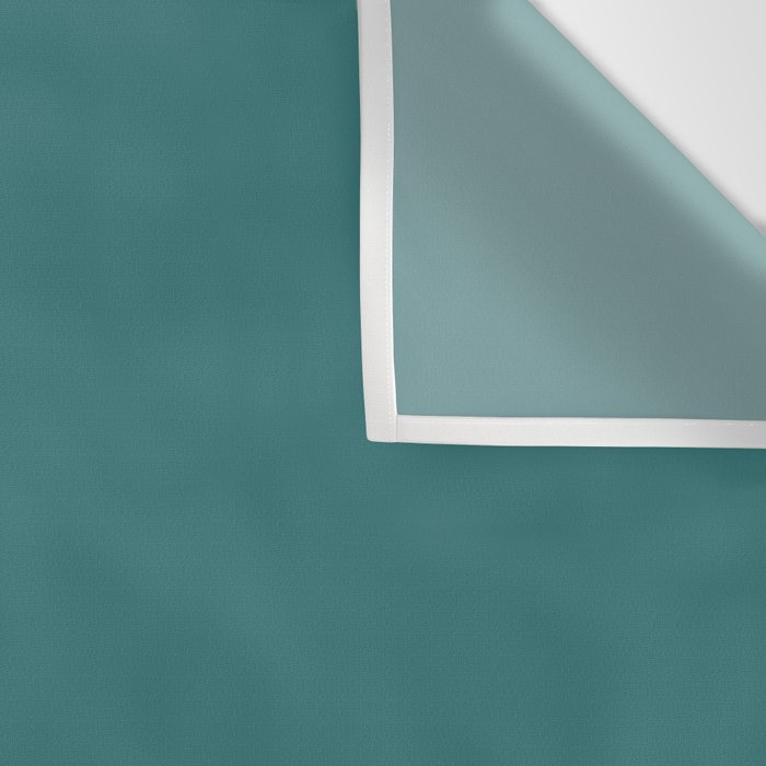 Deep Teal Solid Color Wall Tapestry Gallery Image 3