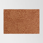 Leopard Print Pattern in Terracotta Rug Gallery Image 2