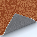 Leopard Print Pattern in Terracotta Rug Gallery Image 4